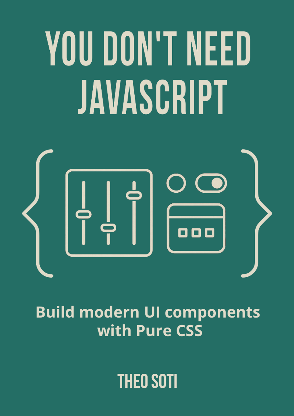 First version of the book cover